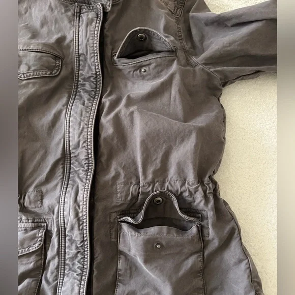 Lucky Brand Charcoal Utility Jacket Size Small - Picture 2 of 13
